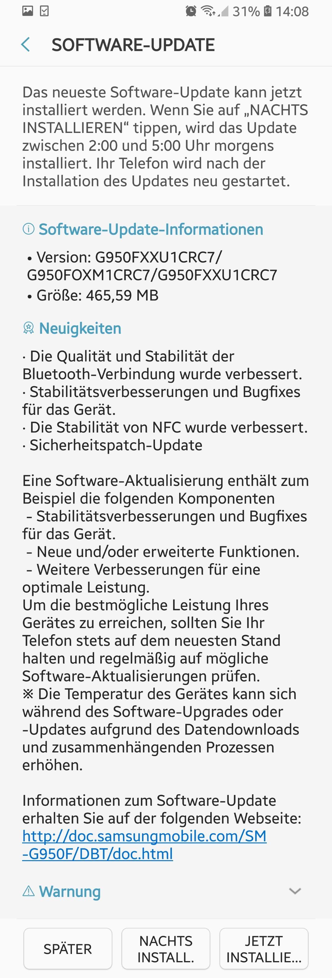 Screenshot 20180324 140757 Software update • techboys.de: Ratgeber für Netzwerksicherheit, VPNs & IPTV